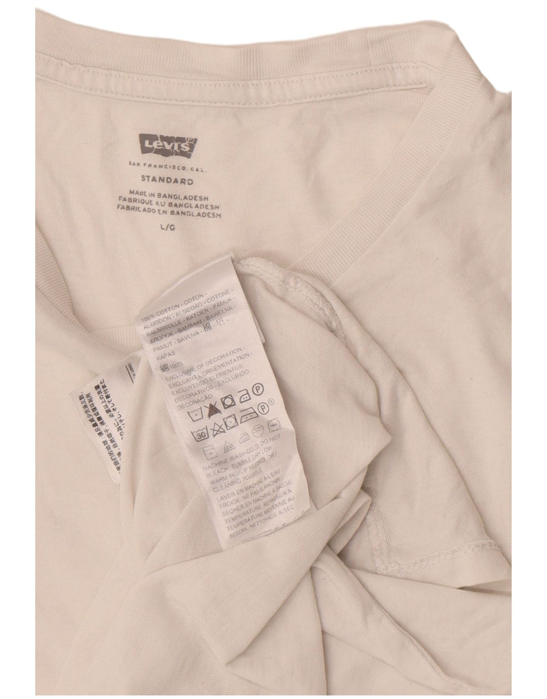 Levi's muška majica kratkih rukava, veliki bijeli pamuk