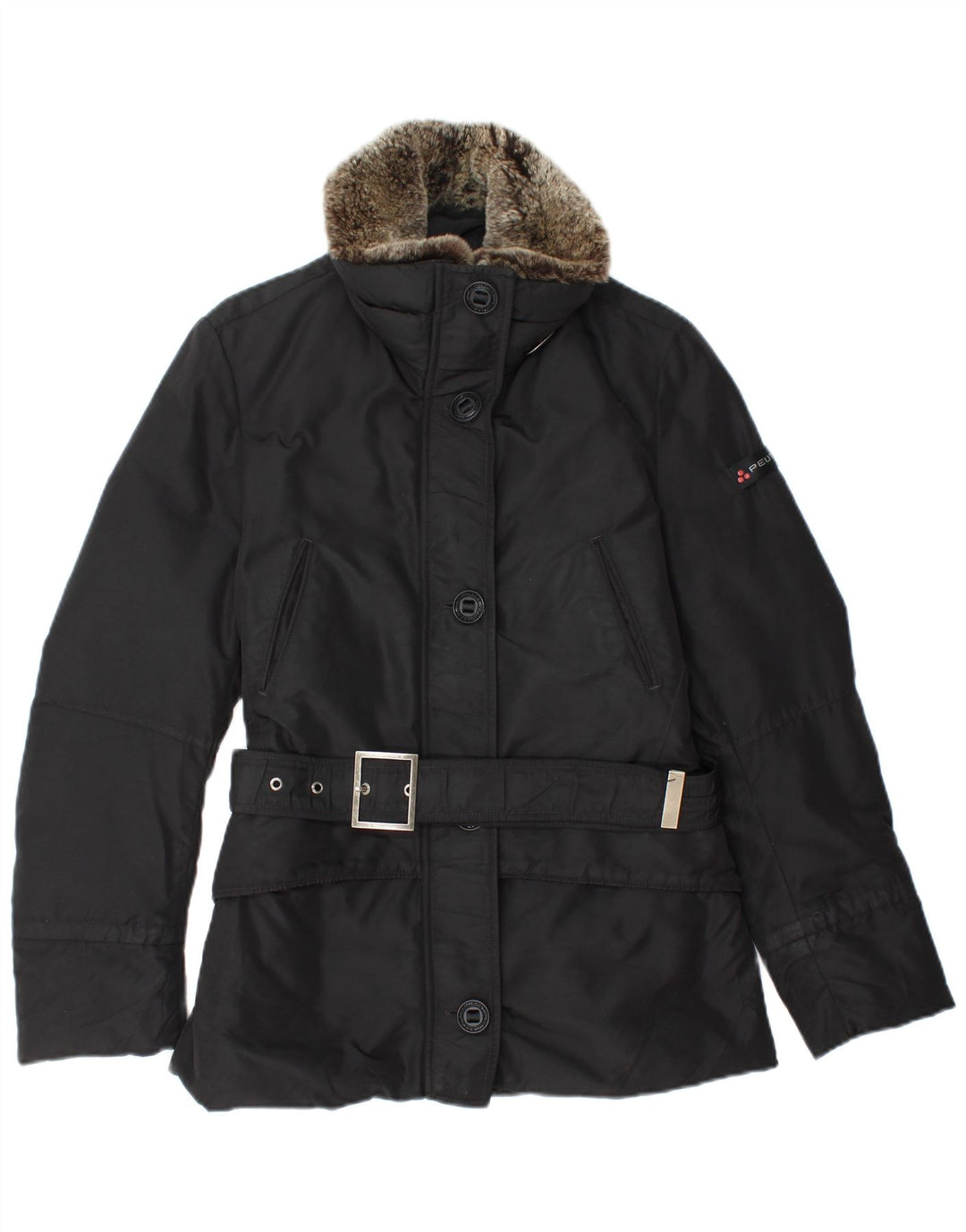 PEUTEREY Ženska vjetrovka jakna IT 42 srednje crna zimska poliamid