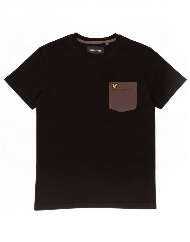 Lyle & Scott muška majica kratkih rukava Mali crni poliester