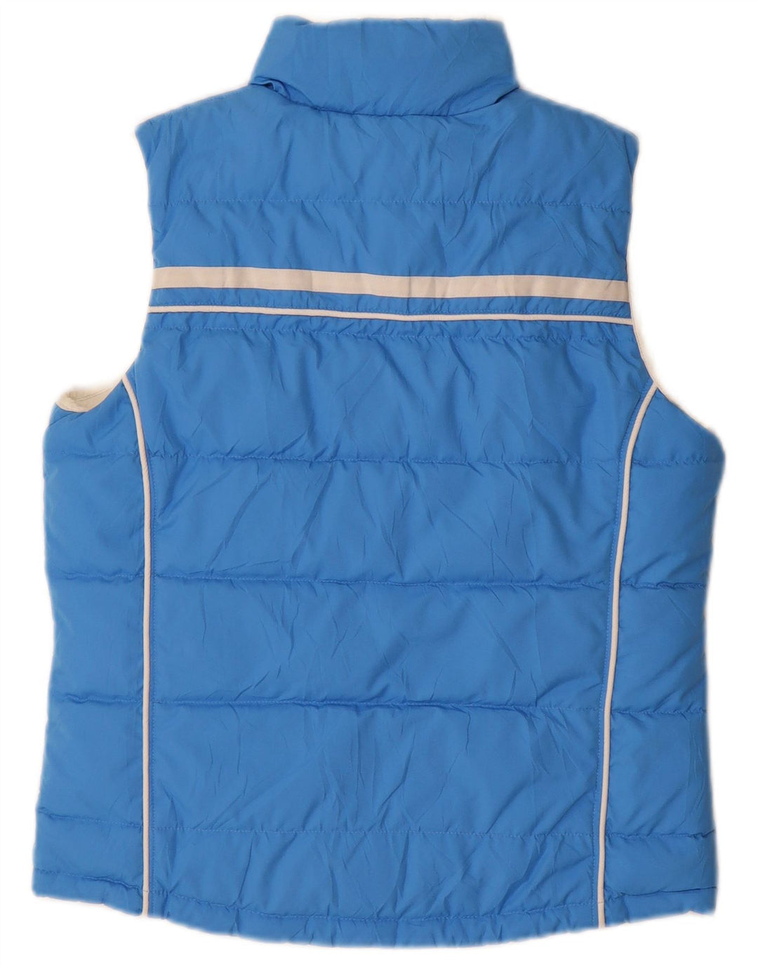 NIKE Womens Reversible Padded Gilet UK 8/10 Small Blue