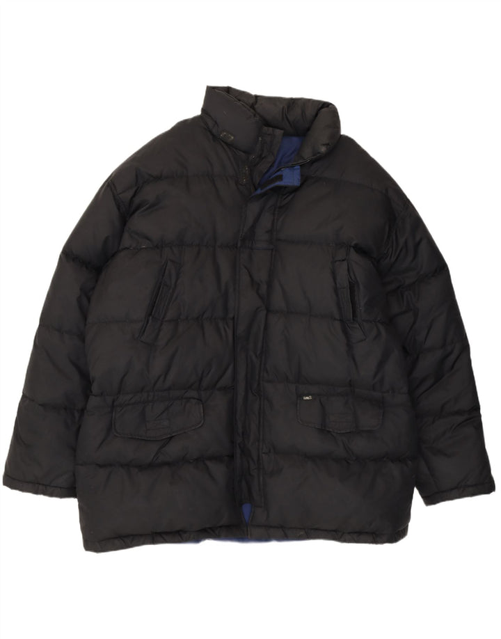 Lee muška podstavljena jakna UK 40 veliki crni poliester