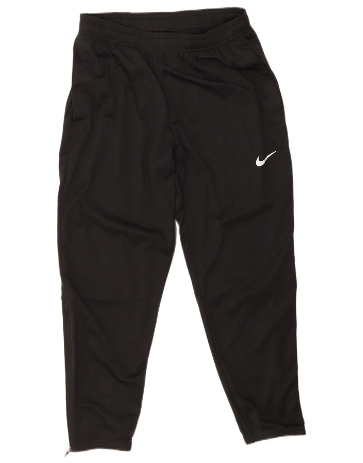 NIKE muške hlače za trenirku Therma-Fit srednje crne boje od poliestera