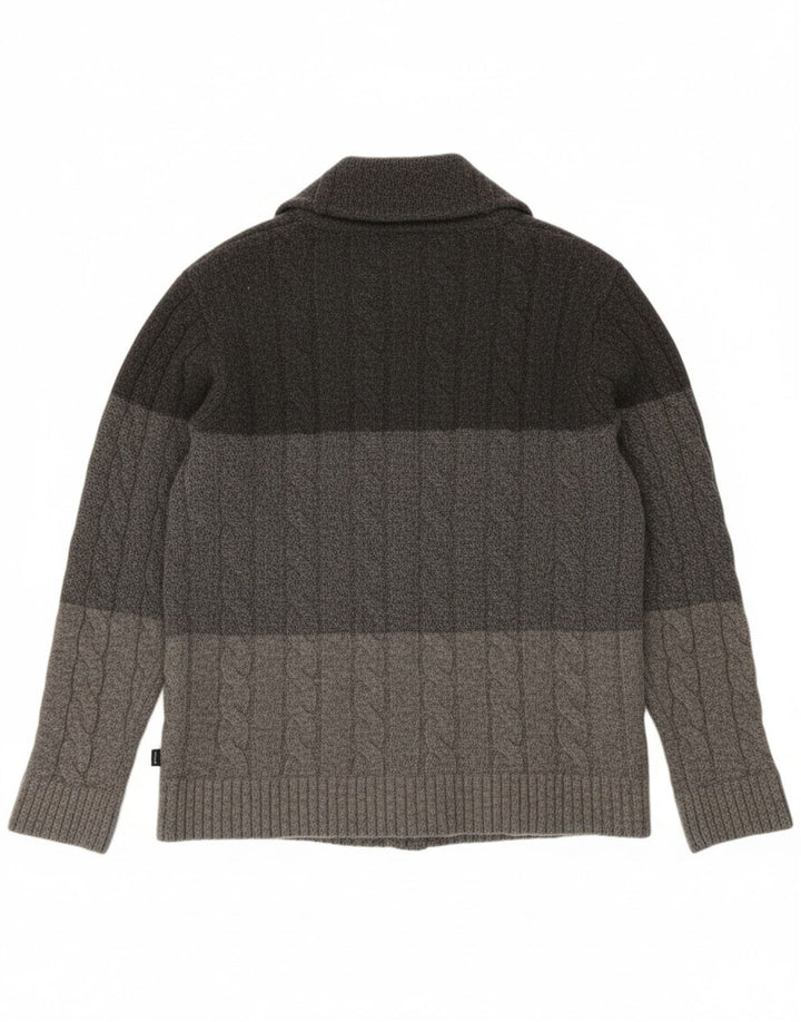 GANT Womens Cardigan Sweater UK 18 XL Grey Wool