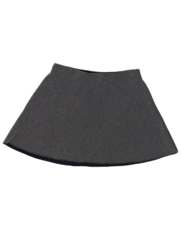 ZARA Womens Mini Skirt Medium W28  Navy Blue Flecked