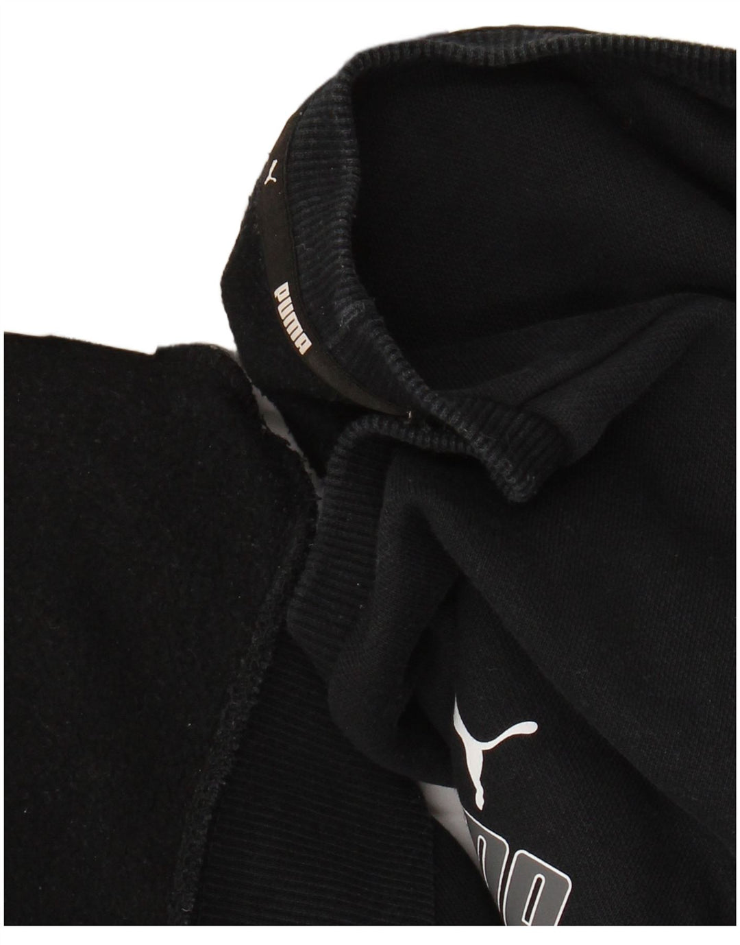 PUMA Mens Sweatshirt Jumper Small Black Cotton