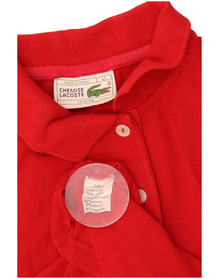 Lacoste ženska polo majica bez rukava, veličina 40 srednje crvene boje