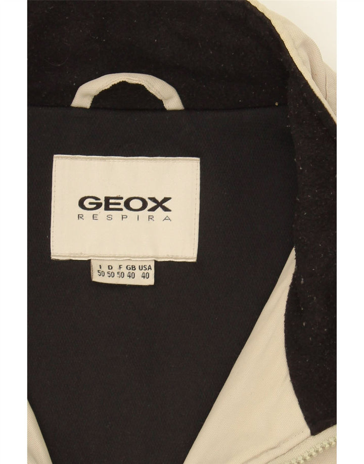 GEOX RESPIRA Mens Utility Jacket UK 40 Large Beige Polyamide Vintage Geox Respira and Second-Hand Geox Respira from Messina Hembry 