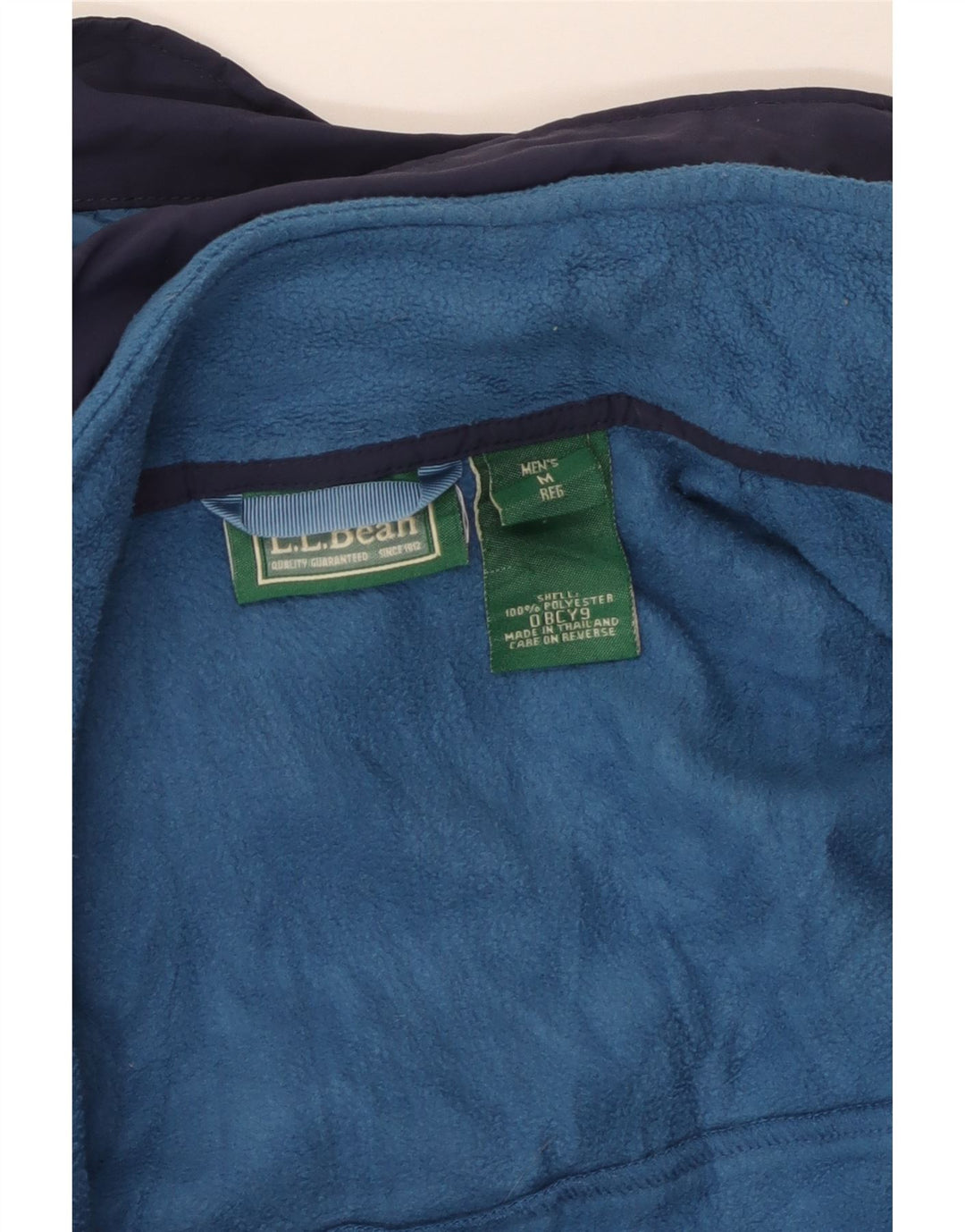 Muška vjetrovka s kapuljačom L.L.Bean UK 38 srednje tamnoplavi poliester