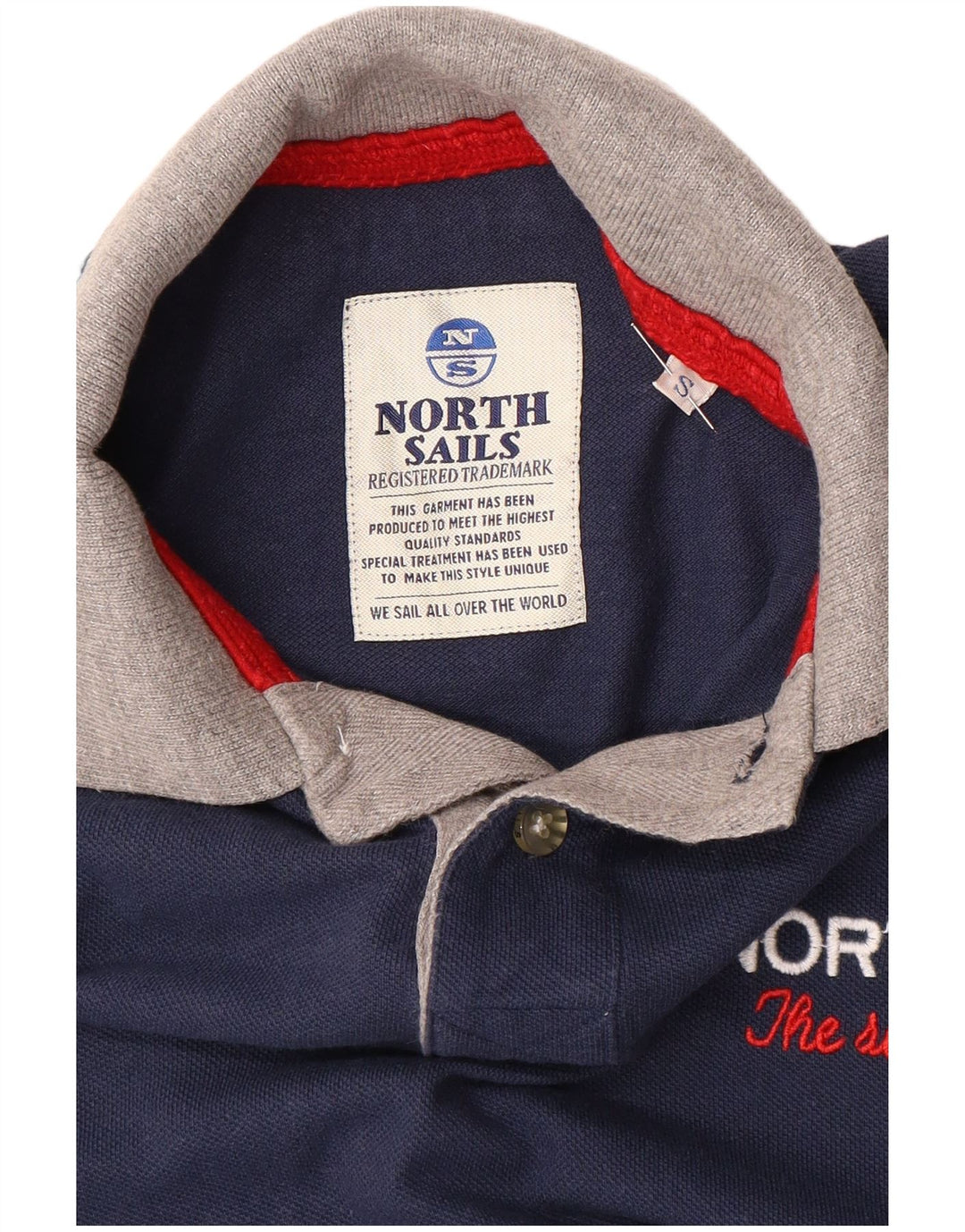 NORTH SAILS Muška polo majica s grafikama Mala tamnoplava boja