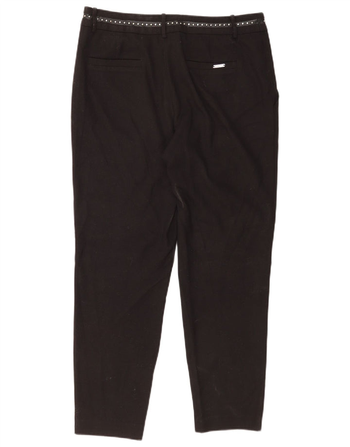 Guess ženske uske chino hlače UK 16 velike crne