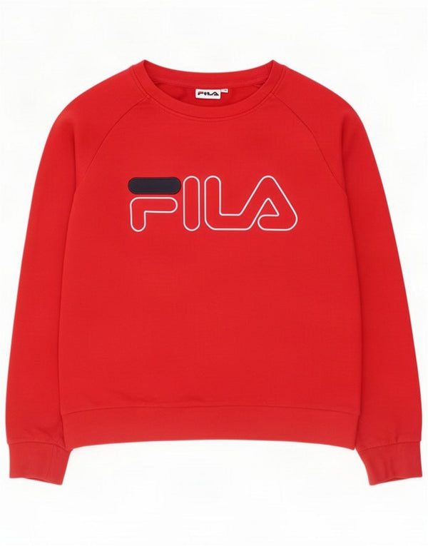 Fila Ženska trenirka s motivom UK 10 Small Red Cotton