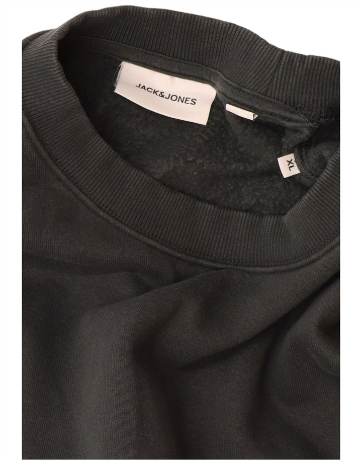 Jack & Jones muški džemper XL sivi pamuk