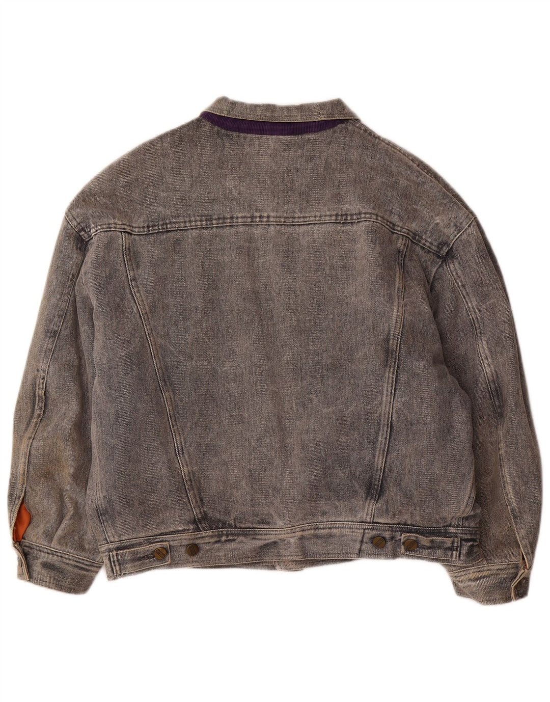 ZATVORENO Ženska prevelika traper jakna UK 14 velika siva