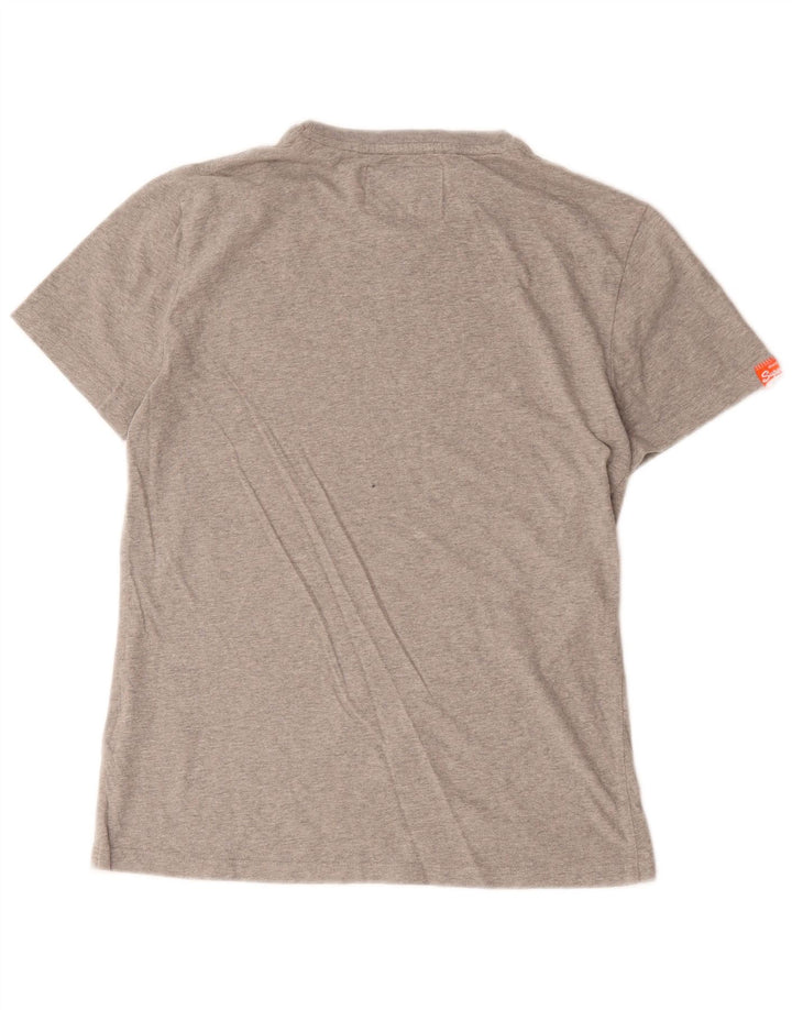 Superdry muška majica kratkih rukava Srednje sivi pamuk