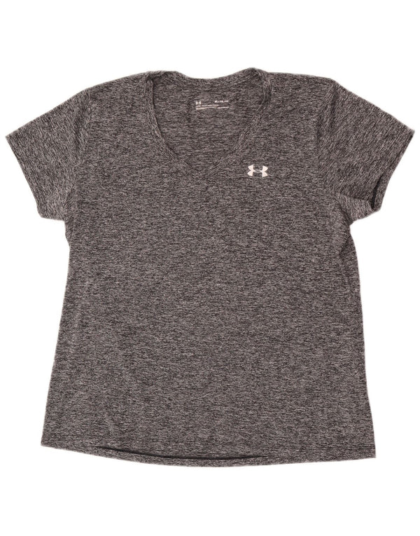 Under Armour ženska majica kratkih rukava širokih krojeva UK 18 XL siva s pjegama