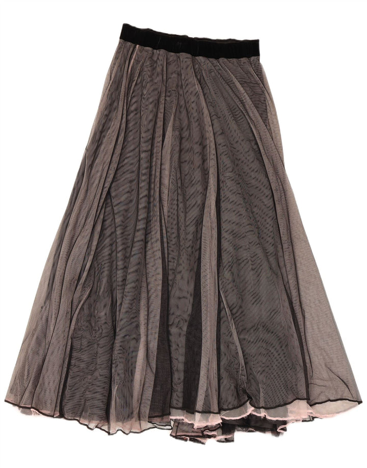 GABI LAUTON Ženska lepršava suknja EU 40 srednje veličine W28 crni poliester