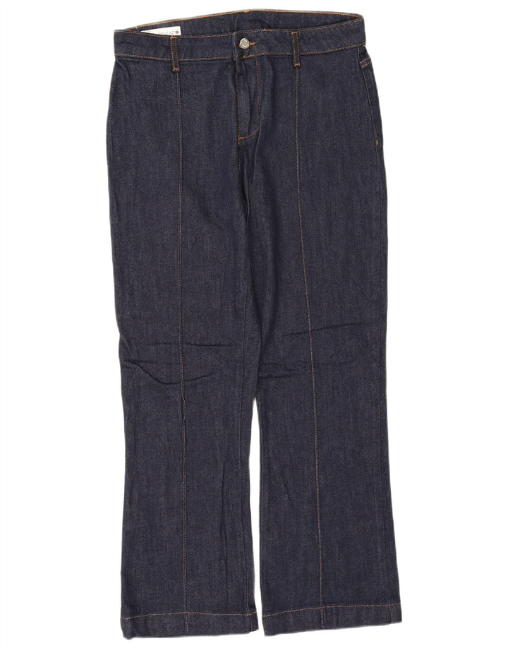 Ženske traperice Zara Bootcut EU 40 srednje W30 L27 tamnoplavi pamuk