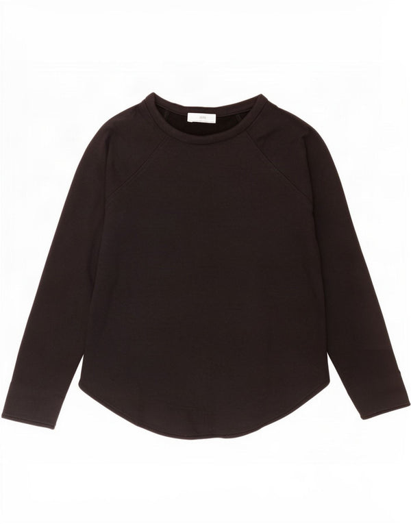 Zara Womens Top Long Sleeve UK 10 Small Black