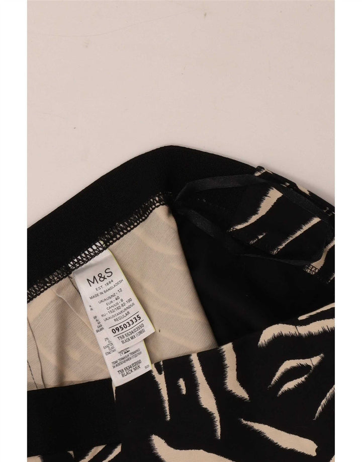 Marks & Spencer ženske kapri hlače UK 12 srednje W30 L21 crne