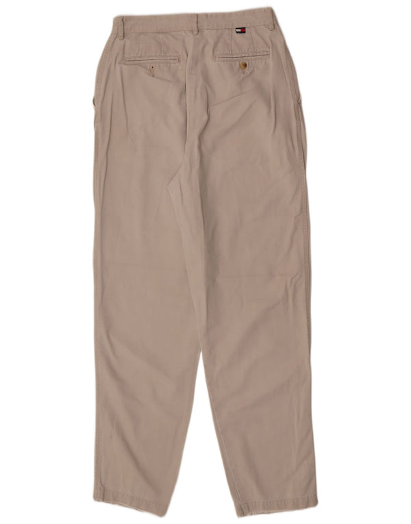 Tommy Hilfiger ženske chino hlače visokog struka UK 10 Large W28 L32 Beige
