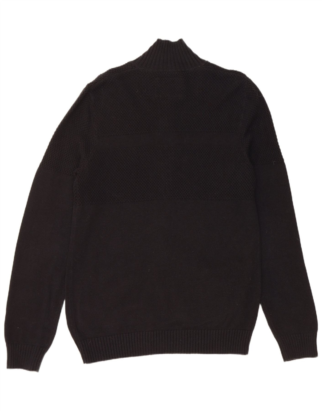 GUESS Muški kardigan pulover Veliki crni pamuk