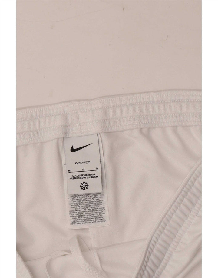 Nike Dri Fit sportske kratke hlače srednje bijele boje od poliestera