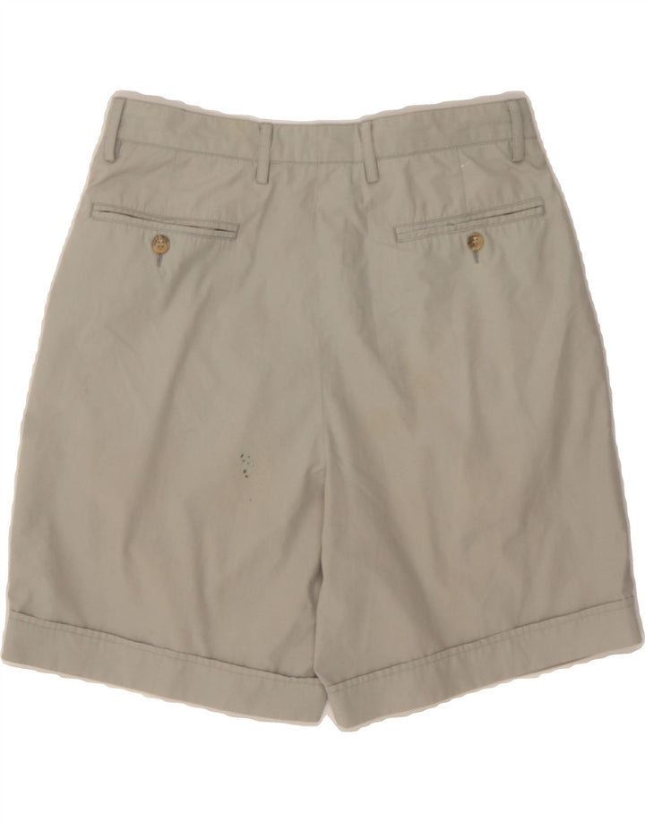 SEA BARRIER Mens Pegged Chino Shorts IT 48 Medium W38  Grey Polyester Vintage Sea Barrier and Second-Hand Sea Barrier from Messina Hembry 