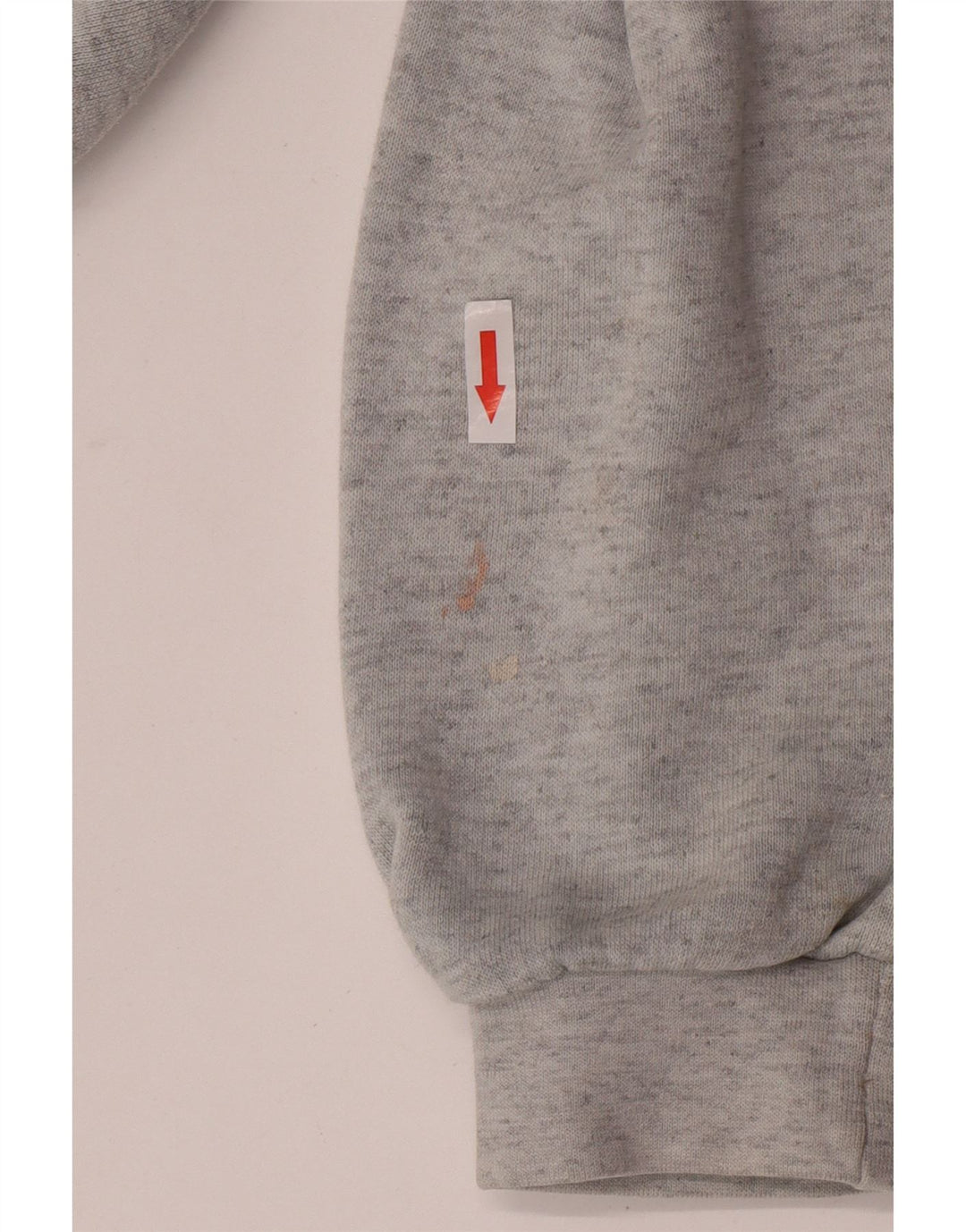 Veliki sivi muški džemper s izrezom i patentnim zatvaračem Asics