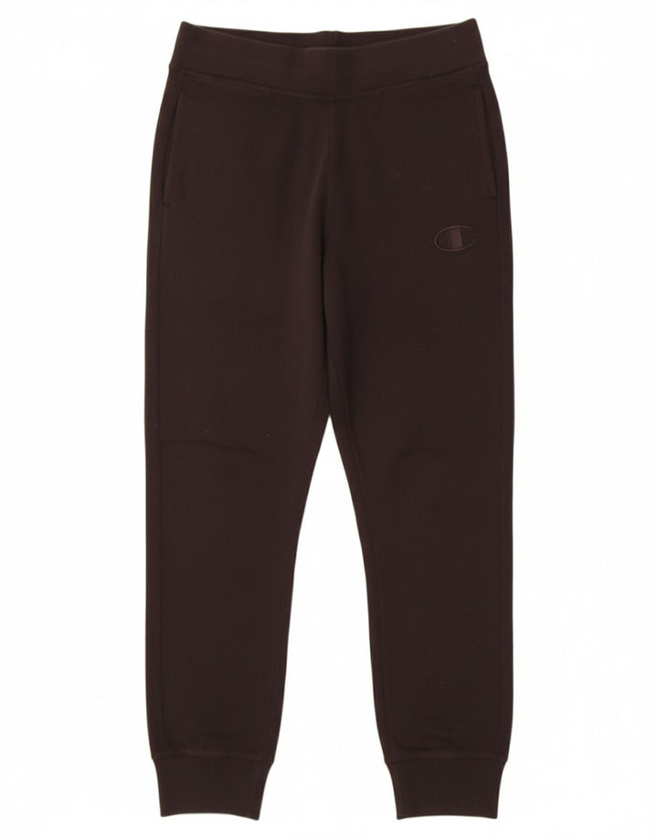 CHAMPION Mens Tracksuit Trousers Joggers Medium  Black Cotton