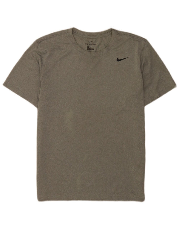 Nike Dri Fit majica kratkih rukava srednje sivi poliester