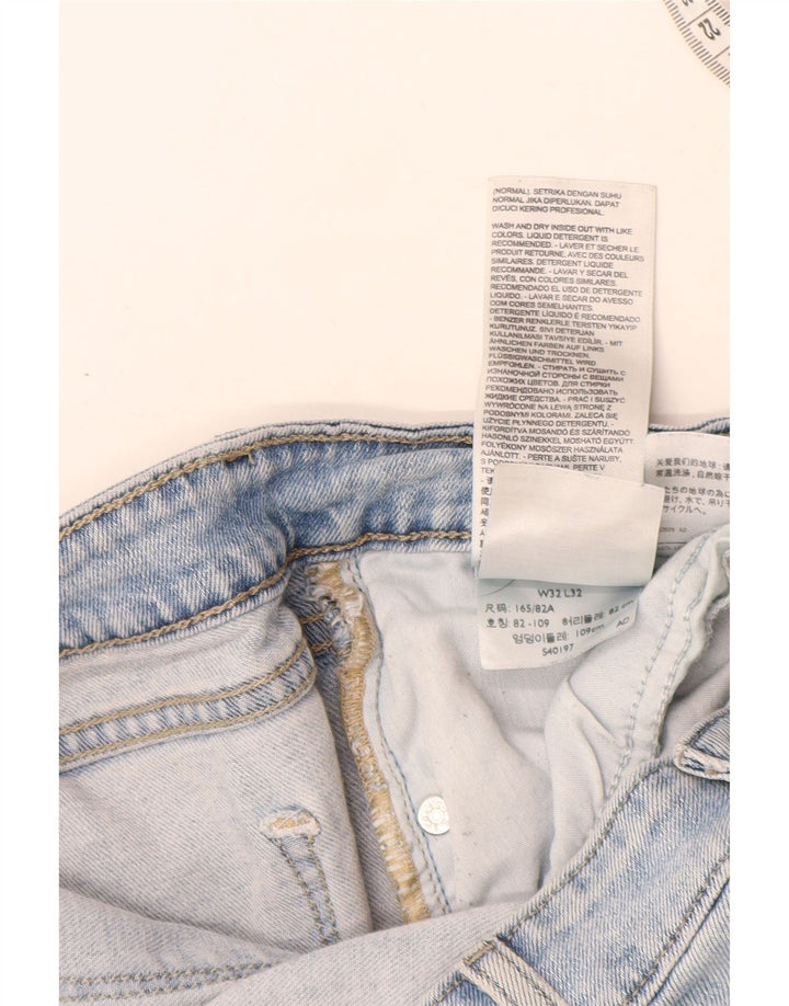 Levi's ženske 712 uske traperice W32 L32 plavi pamuk