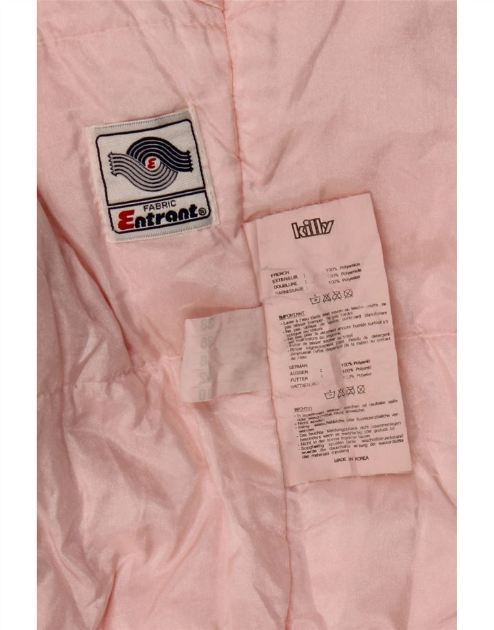 Killy ženska skijaška jakna s kapuljačom UK 10 malih raznobojnih blokova boja