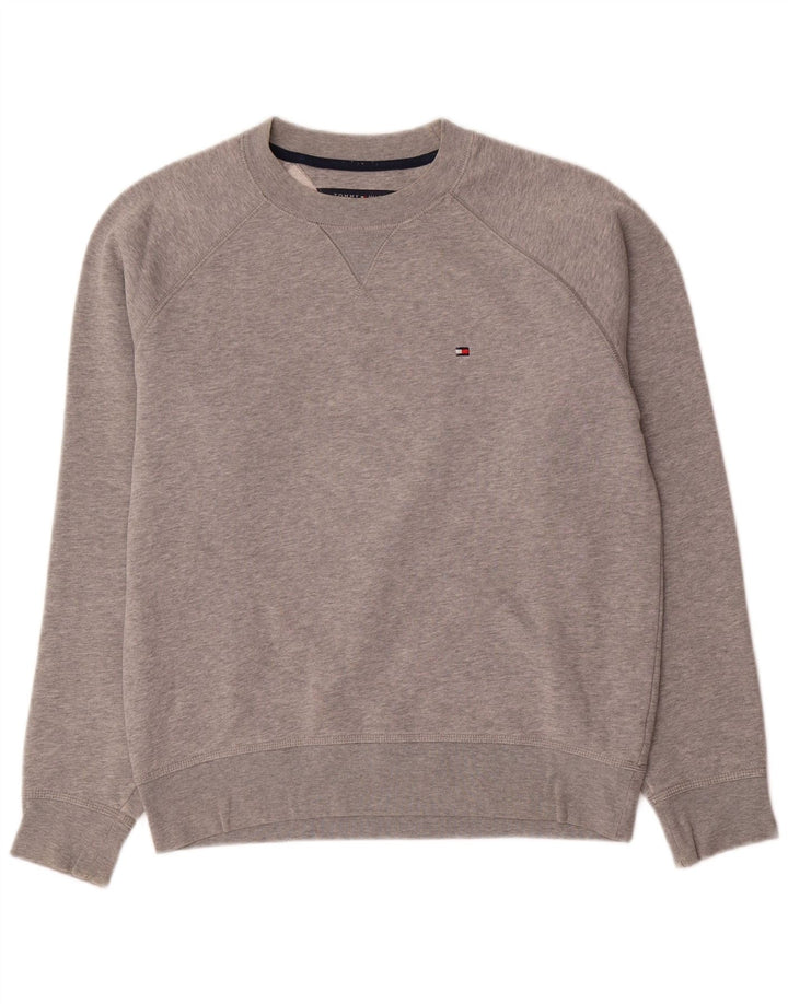 Tommy Hilfiger muški džemperi mali sivi flekasti pamuk