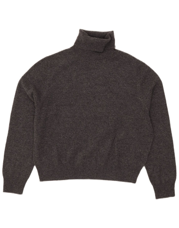 Massimo Dutti Ženski kratki pulover s ovratnikom UK 10 Small Gray