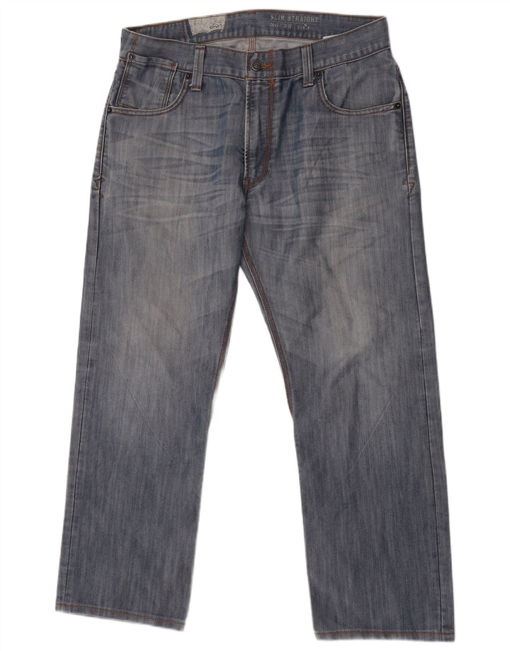 Levi's muške 514 uske ravne traperice W36 L29 plavi pamuk