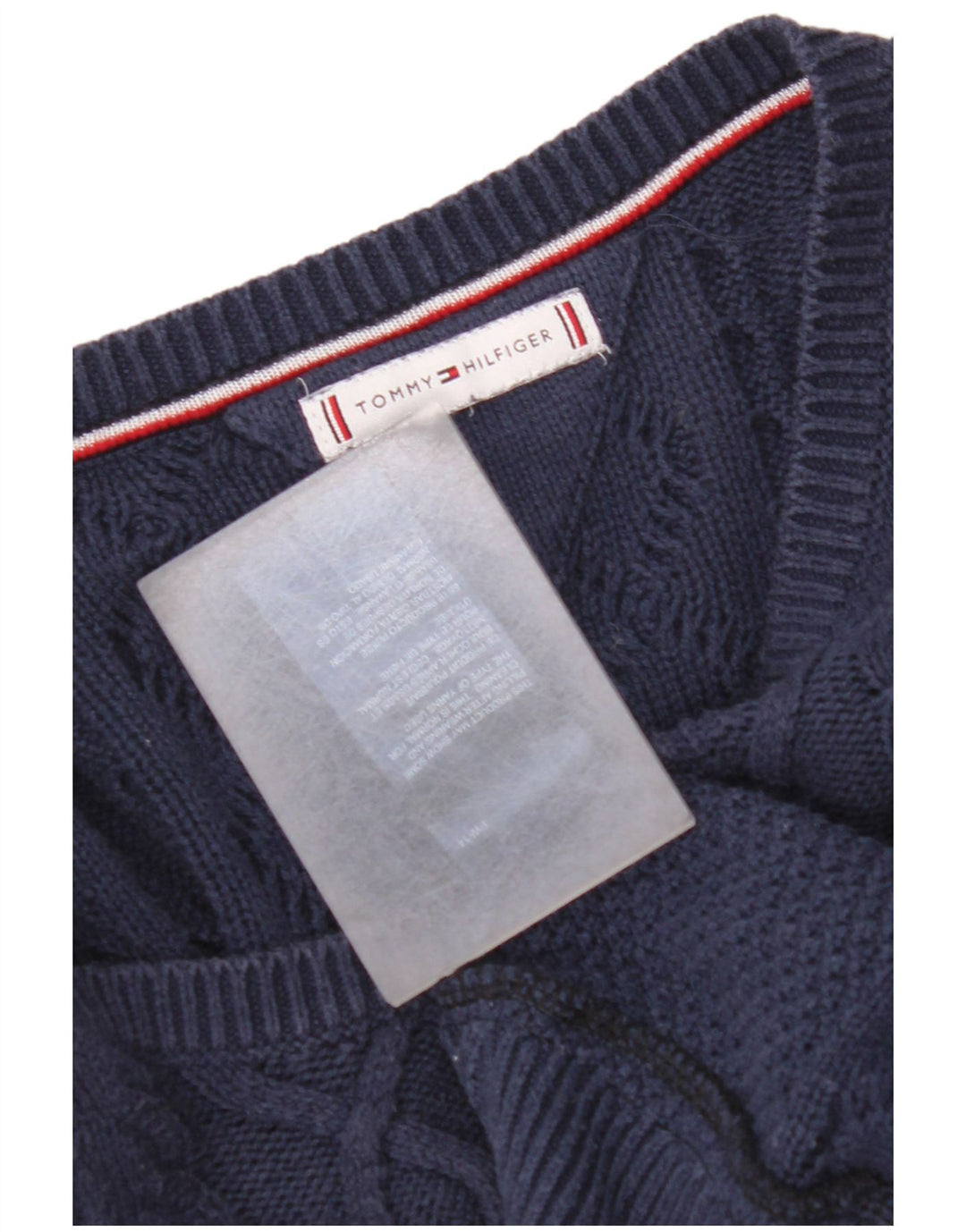 TOMMY HILFIGER Ženski pulover s kardiganom UK 14 srednje tamnoplava