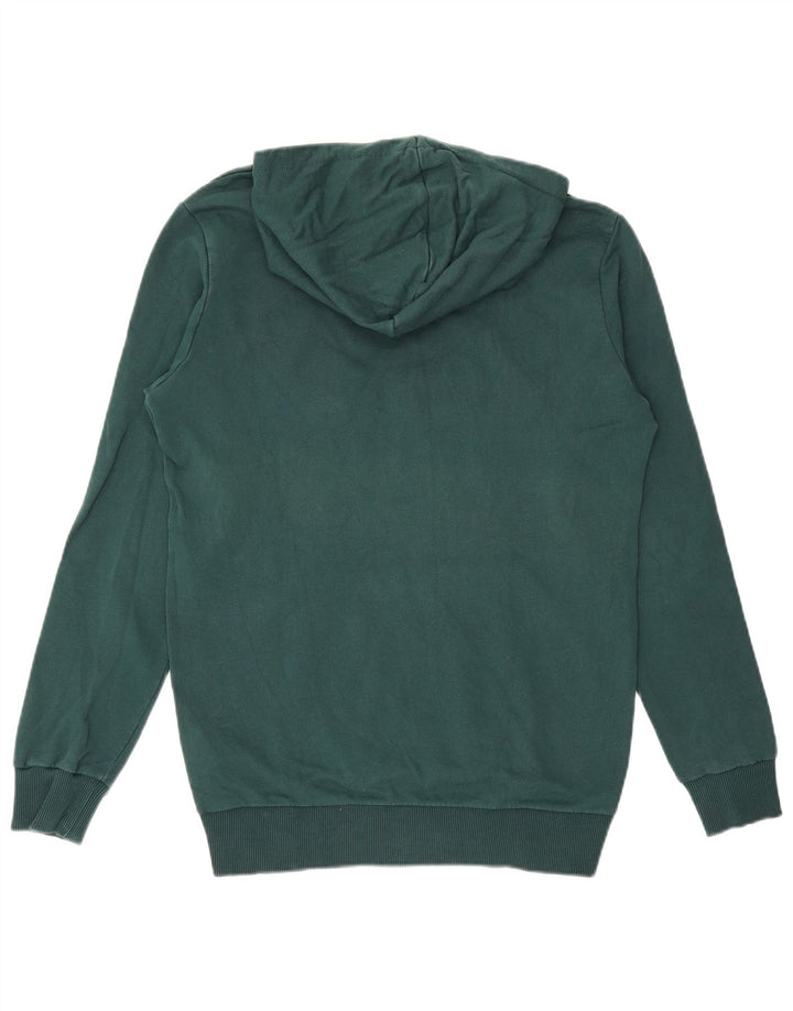 PUMA muška majica s kapuljačom s kapuljačom, mali zeleni pamuk