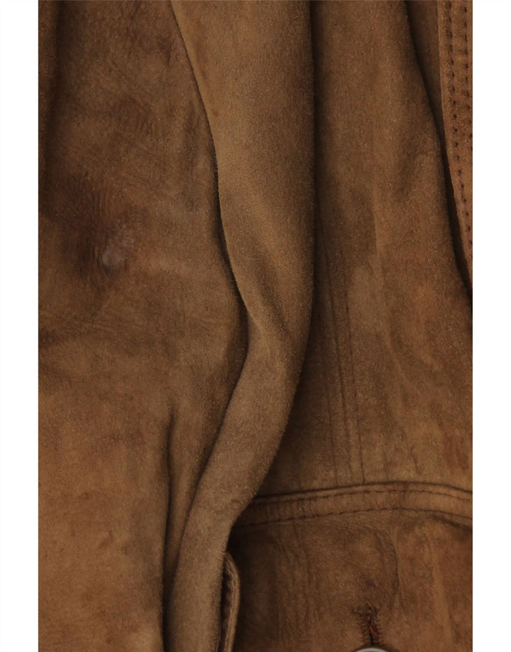 VINTAGE muška bomber jakna od brušene kože IT 44 XS smeđa