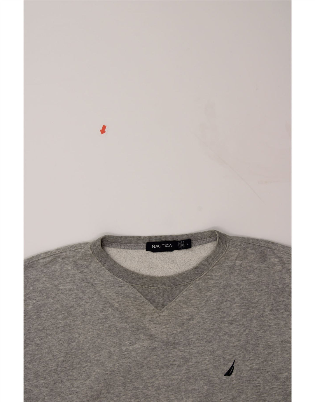 NAUTICA Mens Sweatshirt Jumper Large Grey Cotton Vintage Nautica and Second-Hand Nautica from Messina Hembry 