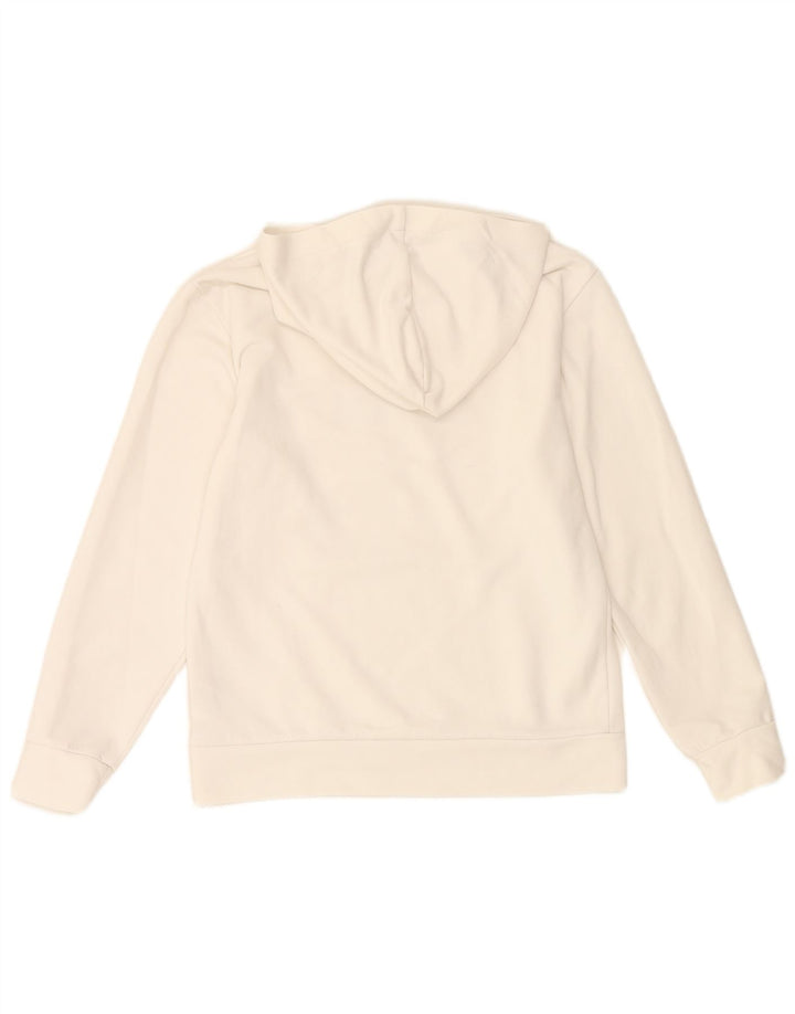 Adidas Ženska majica s kapuljačom s kapuljačom UK 8/10 Mali bijeli poliester