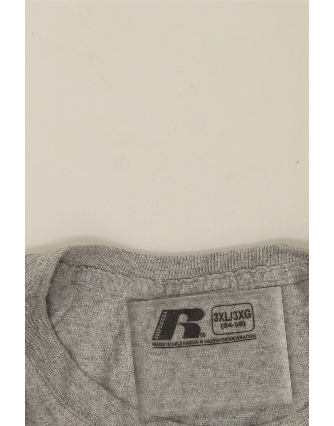 RUSSELL ATHLETIC Muška majica kratkih rukava UK 54/56 3XL Siva Flecked