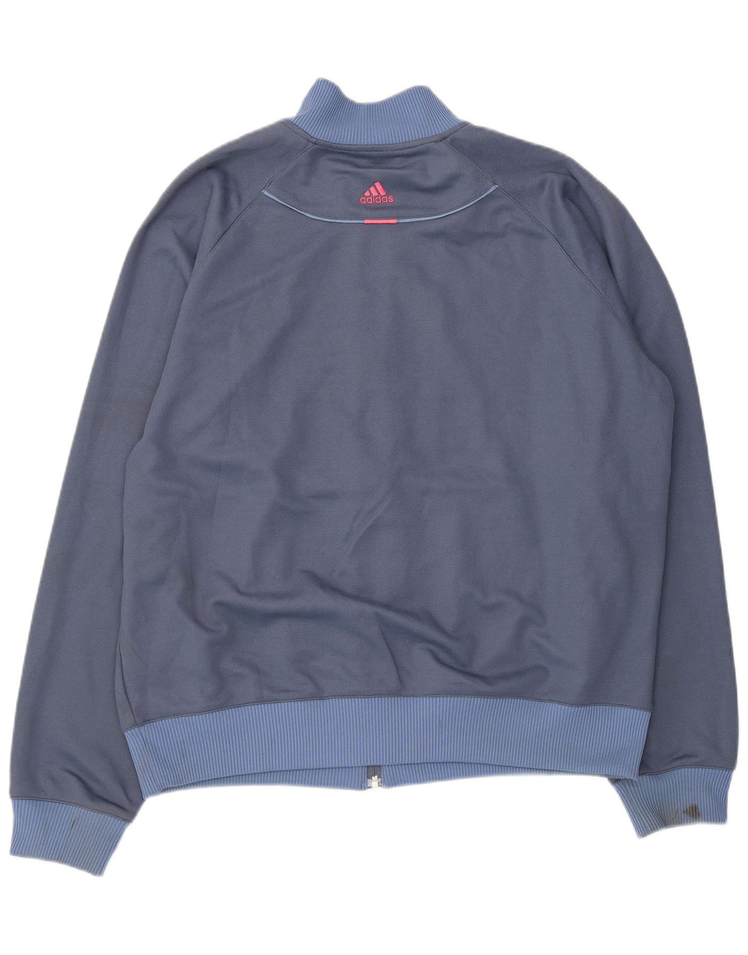 Adidas muška gornja jakna od trenirke, velika tamnoplava pamučna prugasta jakna