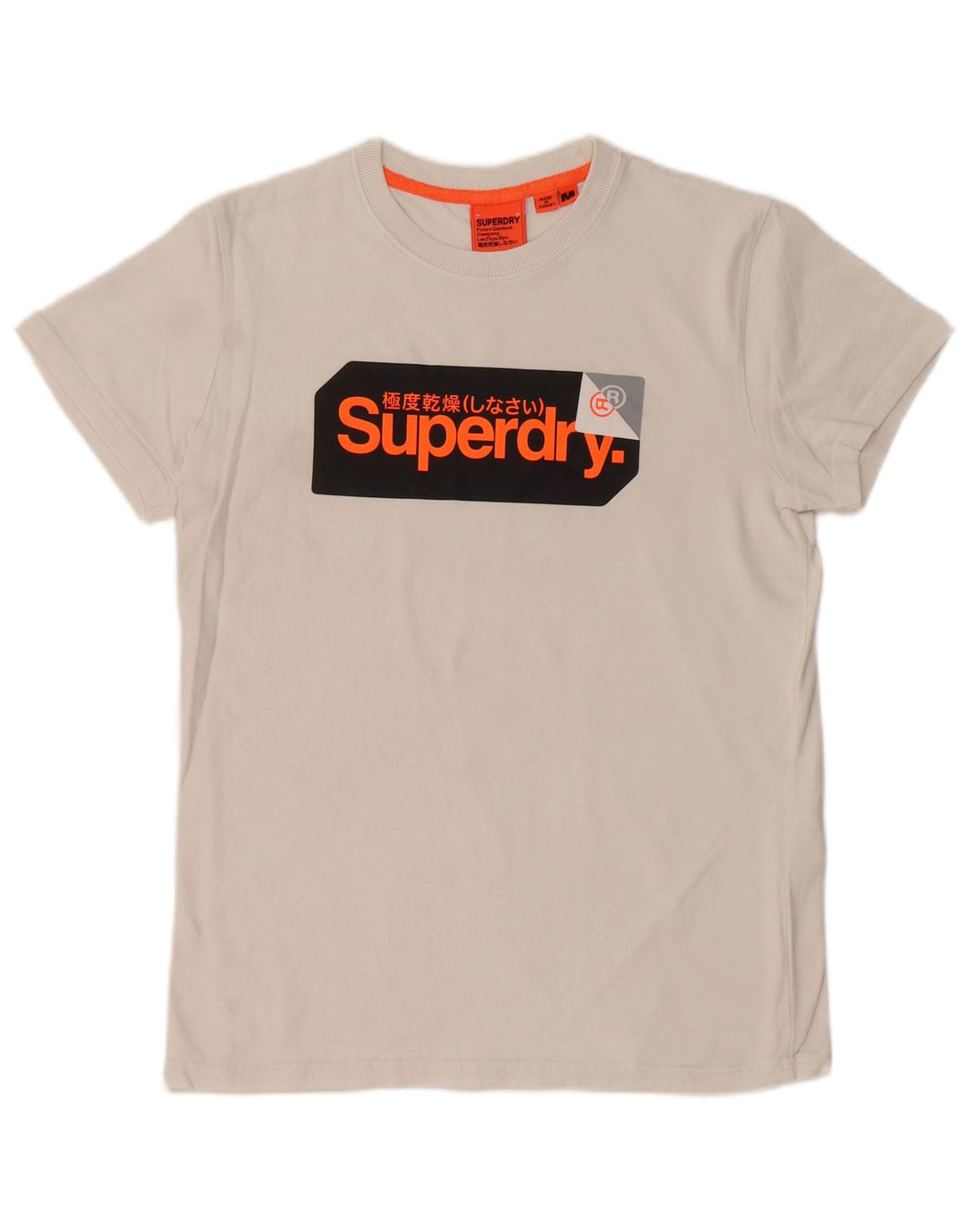 SUPERDRY muška grafička majica kratkih rukava Srednje bijeli pamuk