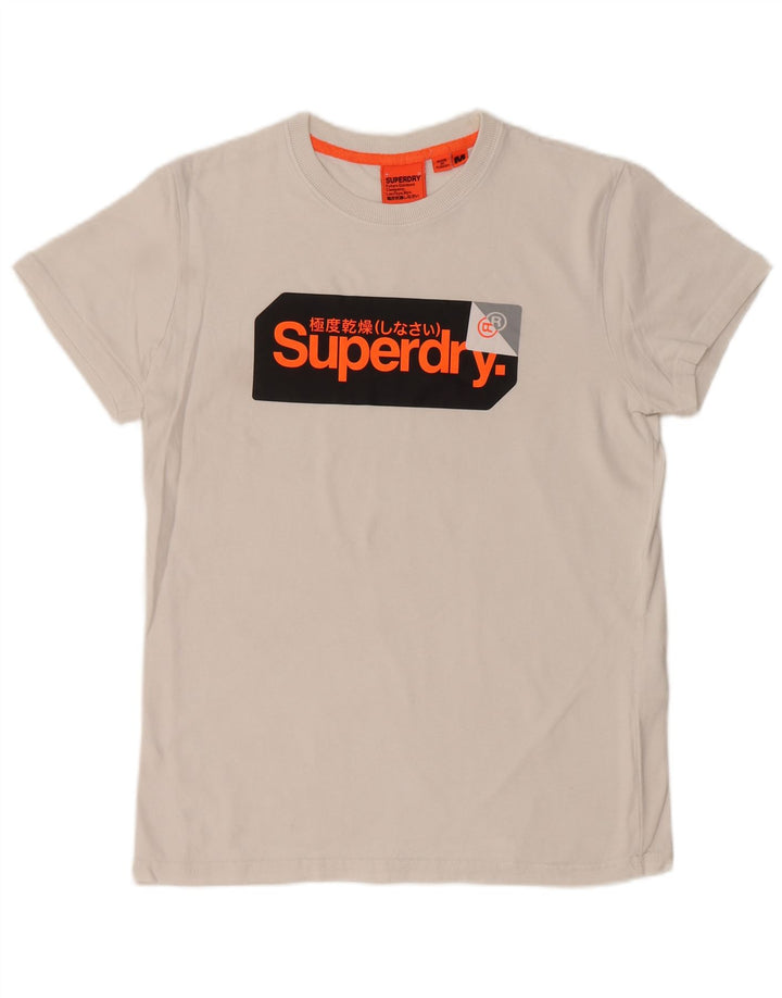 SUPERDRY muška grafička majica kratkih rukava Srednje bijeli pamuk