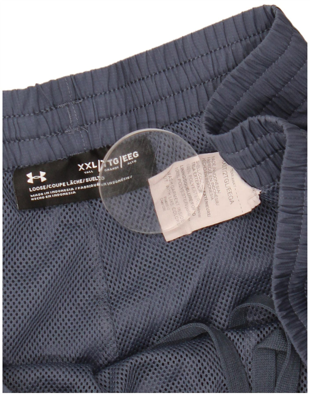 UNDER ARMOUR Muške hlače za trenirku 2XL tamnoplave poliesterske boje