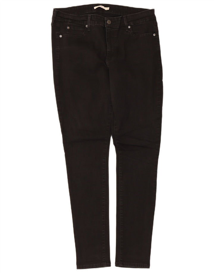 Levi's ženske 711 uske traperice W32 L30 crne