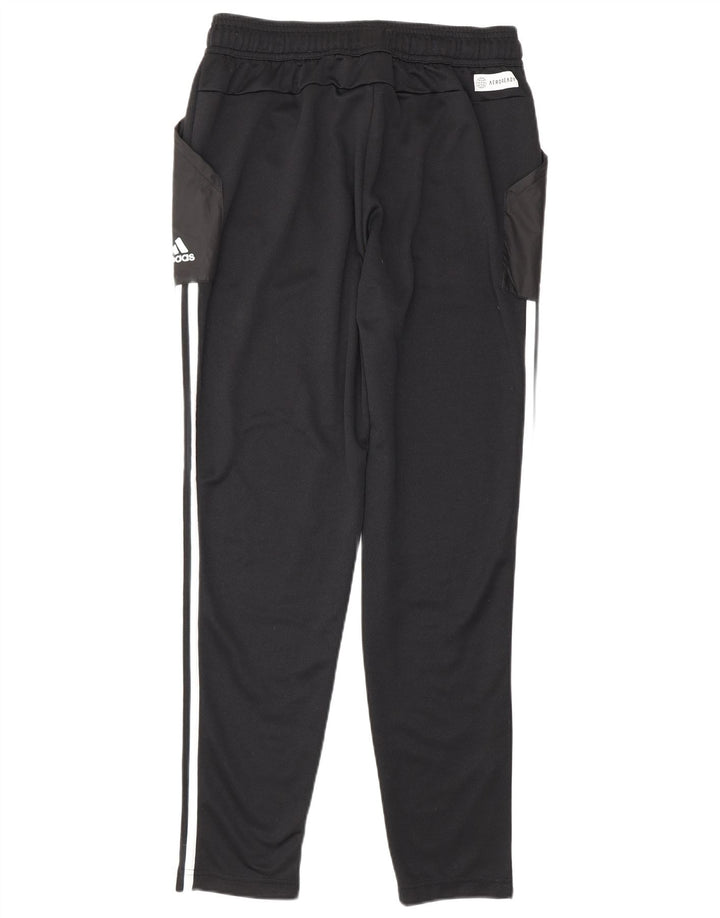Adidas muške Aeroready hlače za trenirku srednje crne boje od poliestera