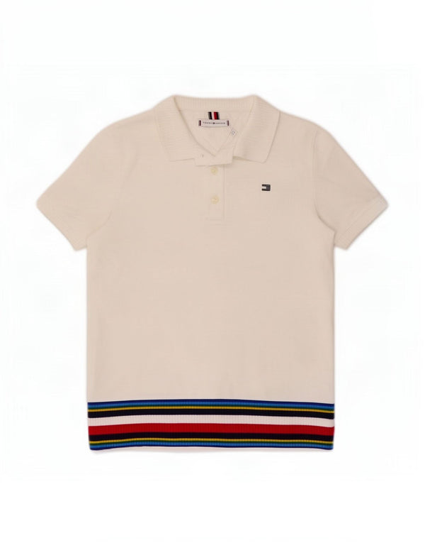 Tommy Hilfiger ženska polo majica UK 10 pamuk na male bijele pruge