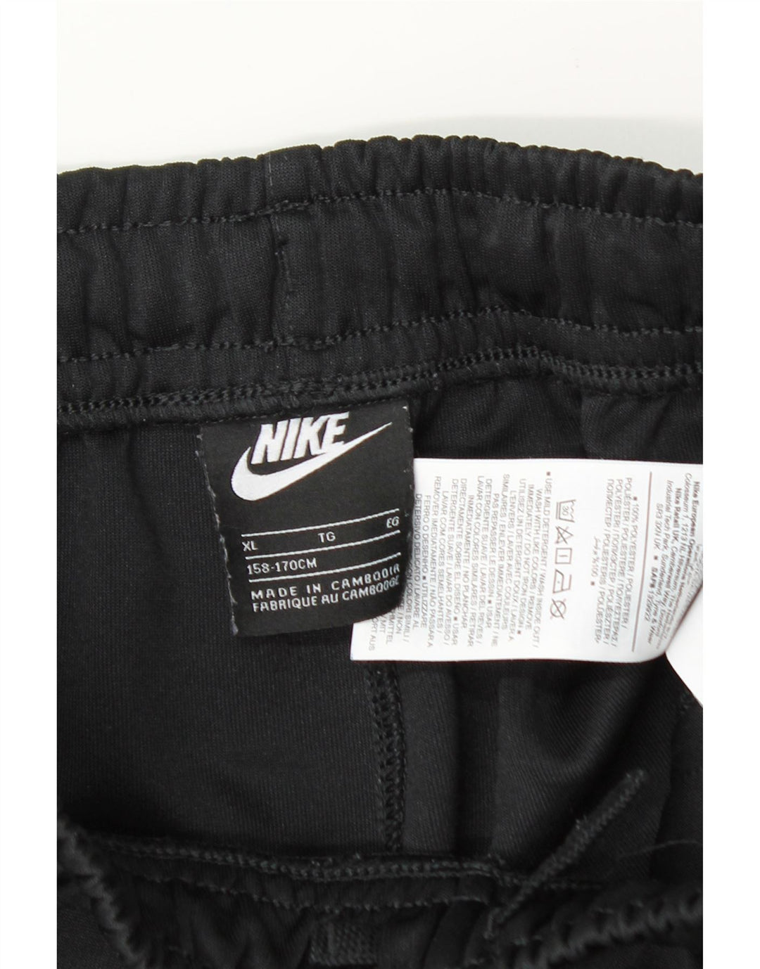 Nike Sportske kratke hlače za dječake 13-14 godina XL crni poliester