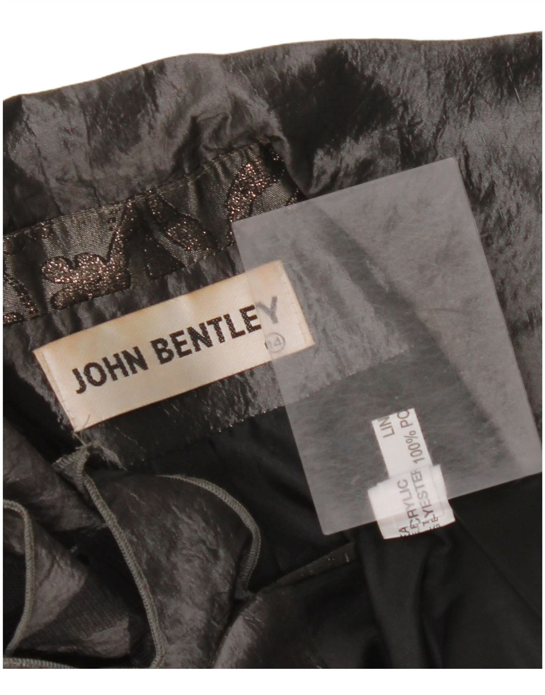 JOHN BENTLEY Ženski kardigan gornji dio UK 14 veliki sivi cvjetni poliester